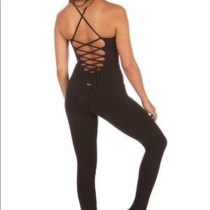 Mika Yoga Wayara Bodysuit, black, small